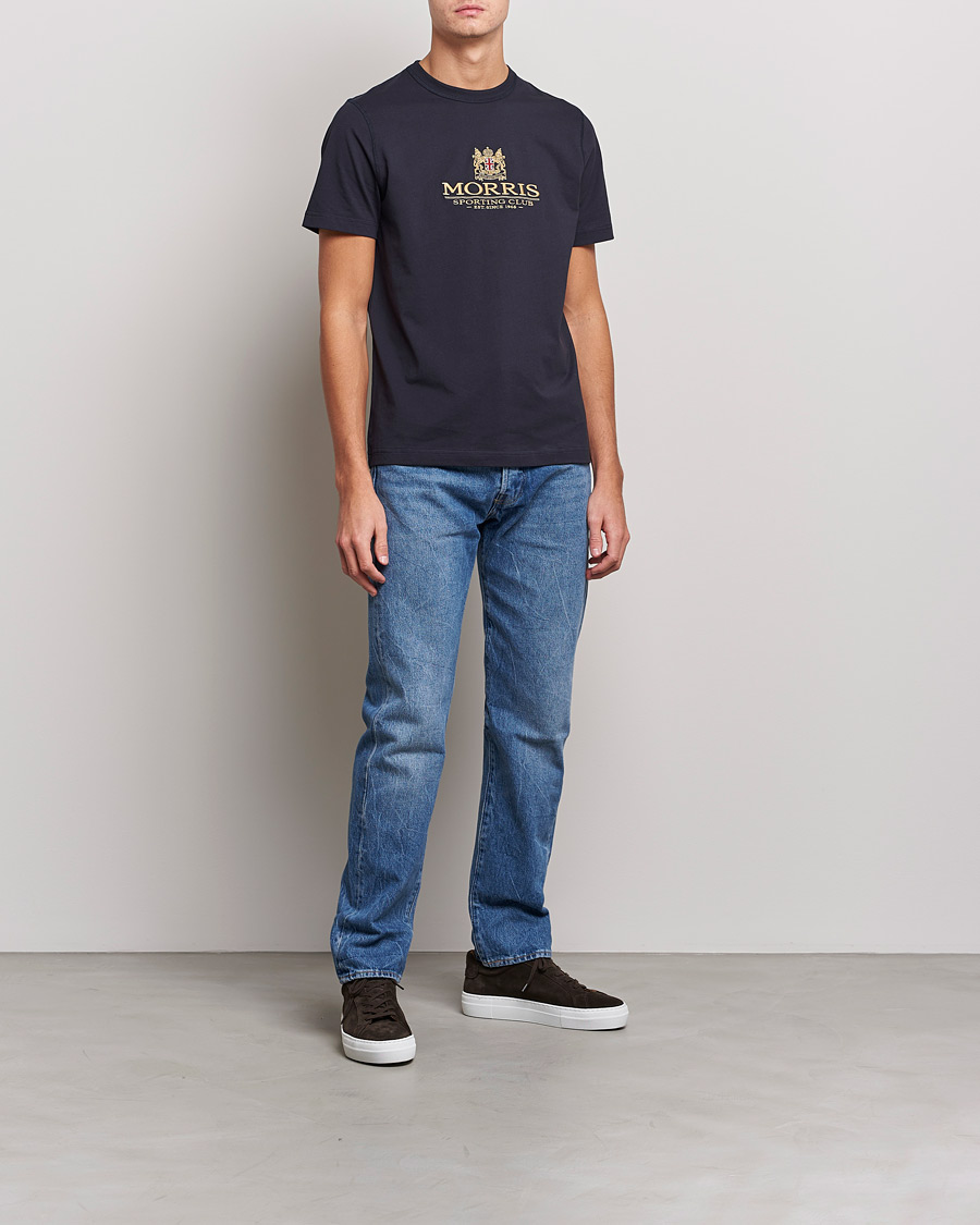 Herren | T-Shirts | Morris | Trevor Logo T-shirt Blue