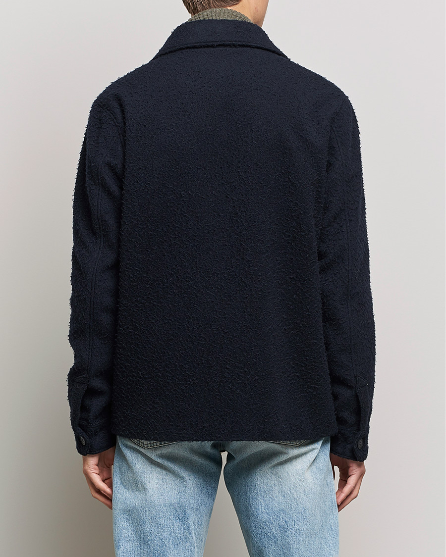Herren | Jacken | Morris | Shaggy Shirt Jacket Navy