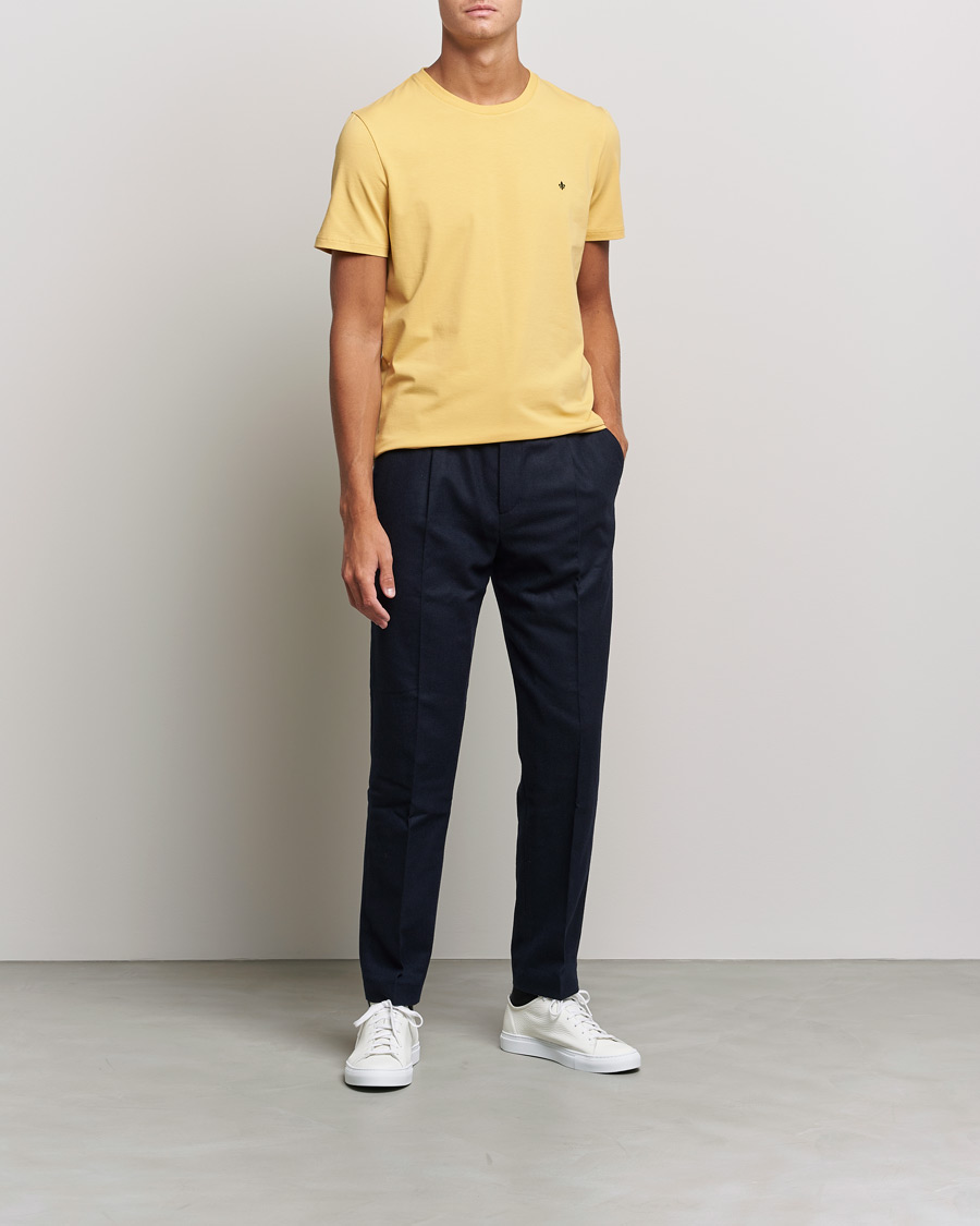 Herren | T-Shirts | Morris | James Crew Neck T-shirt Yellow