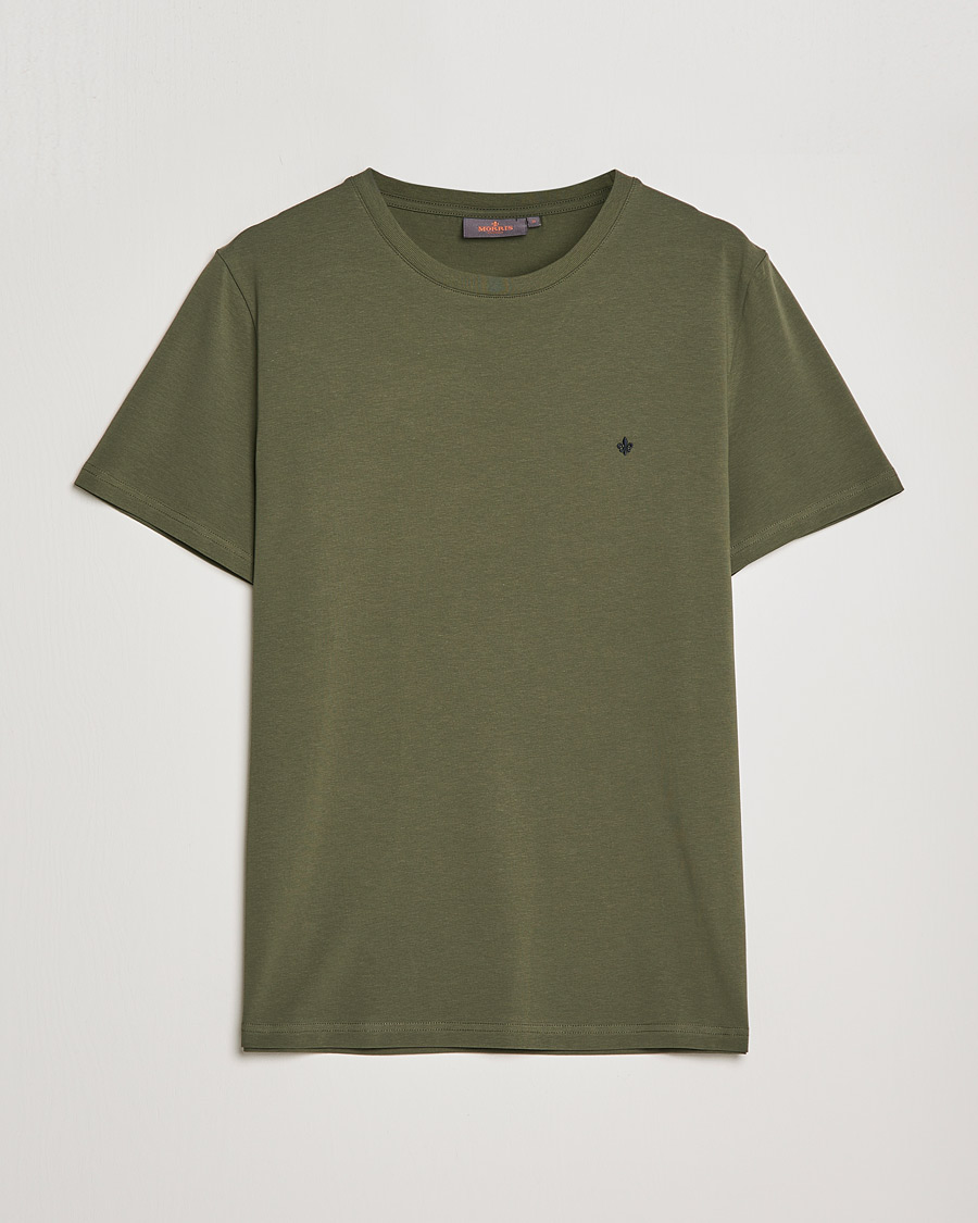 Herren | T-Shirts | Morris | James Crew Neck T-shirt Olive