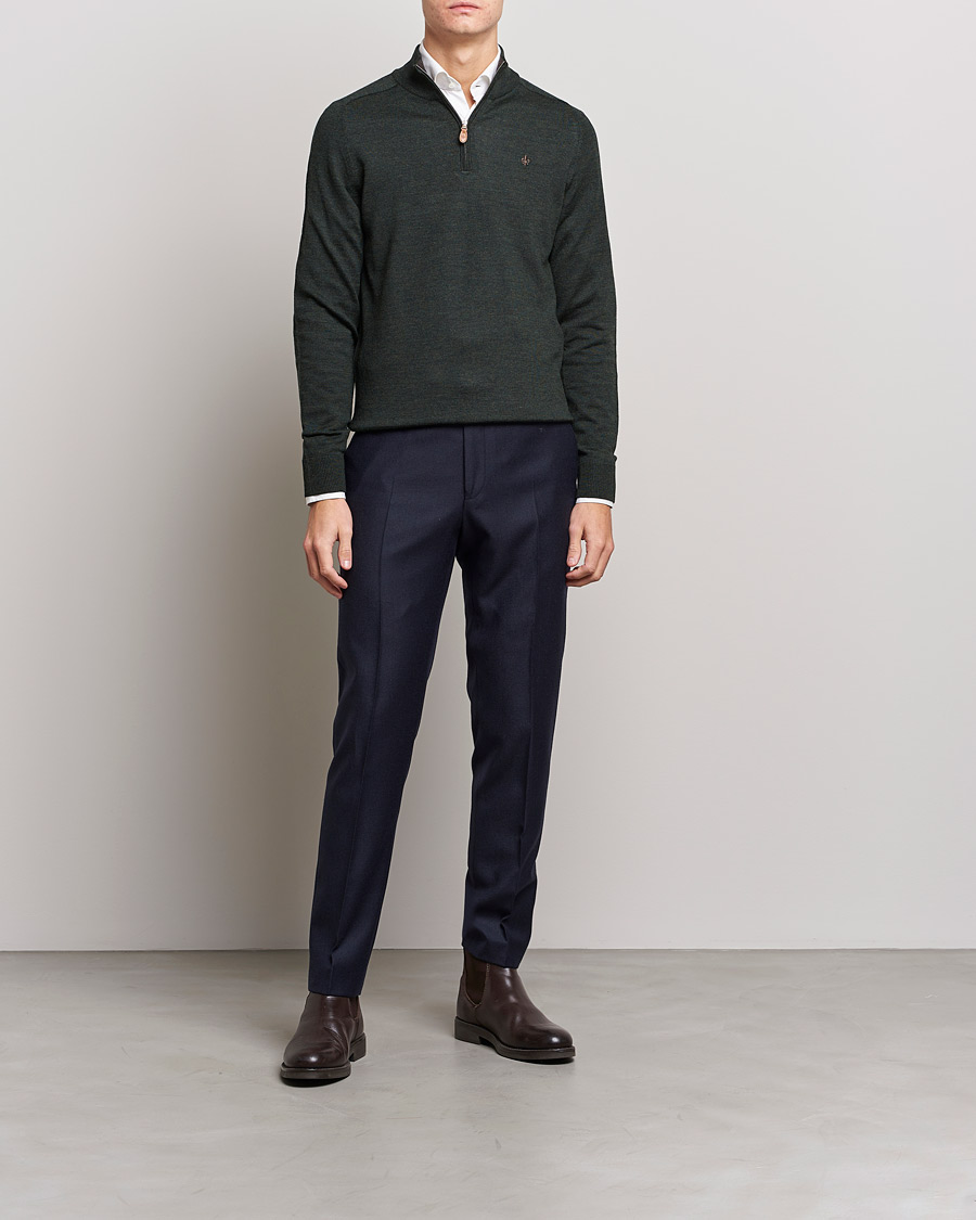 Herren | Hosen | Morris | Bobby Flannel Trousers Navy