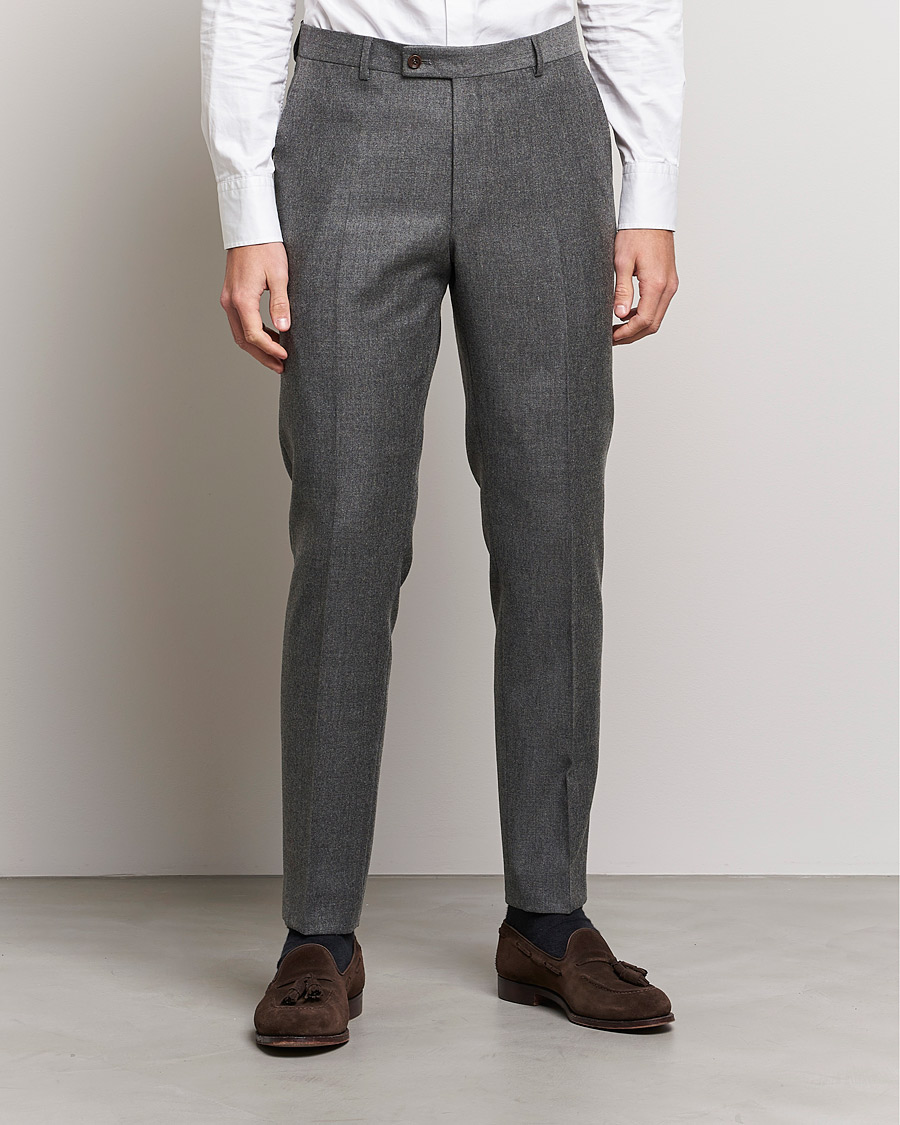 Herren | Hosen | Morris | Bobby Flannel Trousers Grey