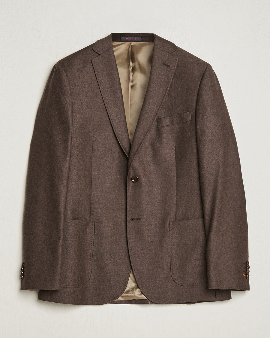 Herren | Sakkos | Morris | Archie Flannel Blazer Brown