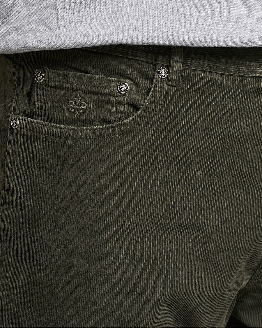 Herren | Hosen | Morris | James Corduroy 5-Pocket Pants Olive