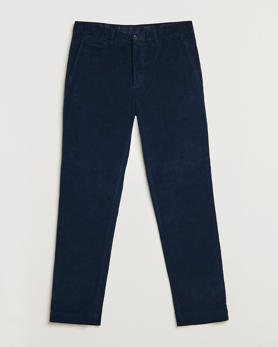 Herren | Hosen | Morris | Criss Cuts Corduroy Slacks Blue