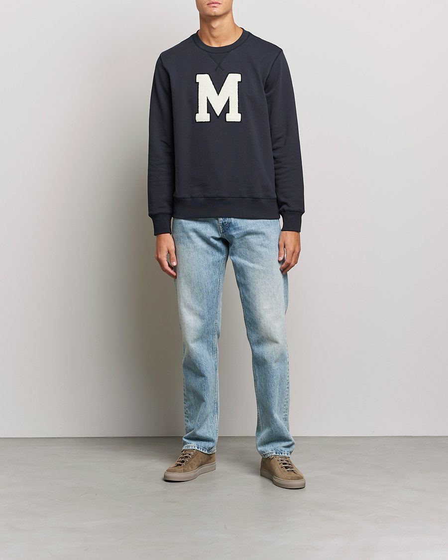 Herren | Pullover | Morris | Leoni Logo Sweatshirt Old Blue