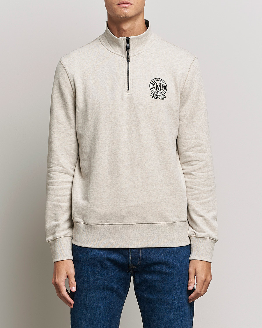 Herren | Pullover | Morris | Dante Half Zip Sweatshirt Khaki