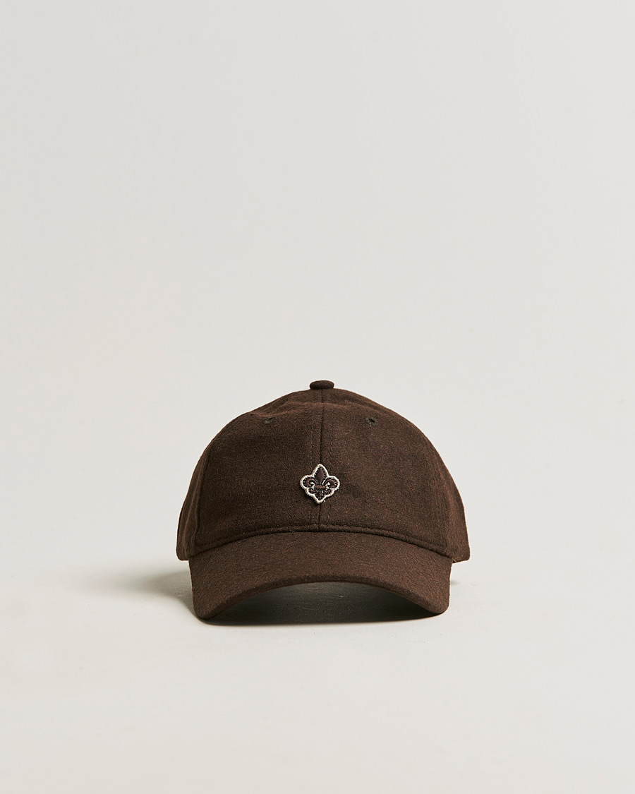 Herren | Morris Archie Flannel Felt Cap Brown | Morris | Archie Flannel Felt Cap Brown