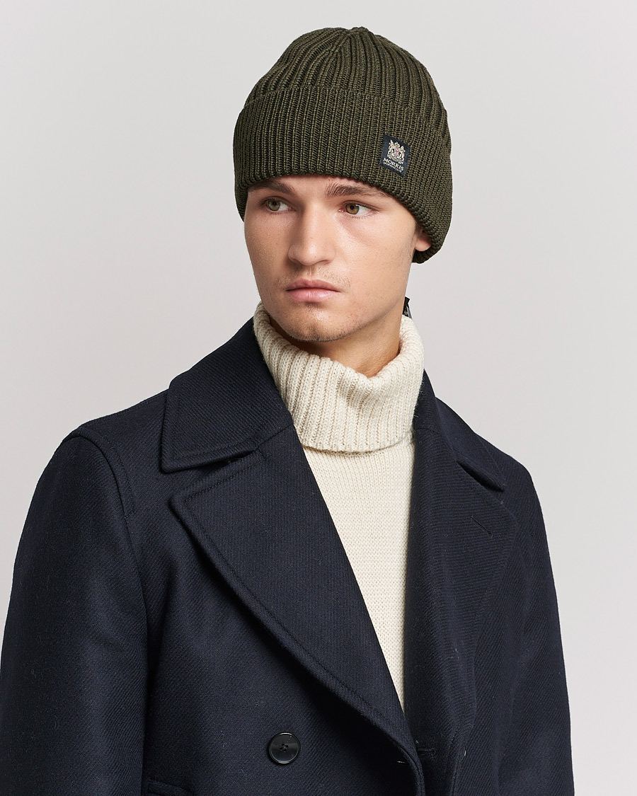 Herren | Morris Travor Merino Beanie Olive | Morris | Travor Merino Beanie Olive