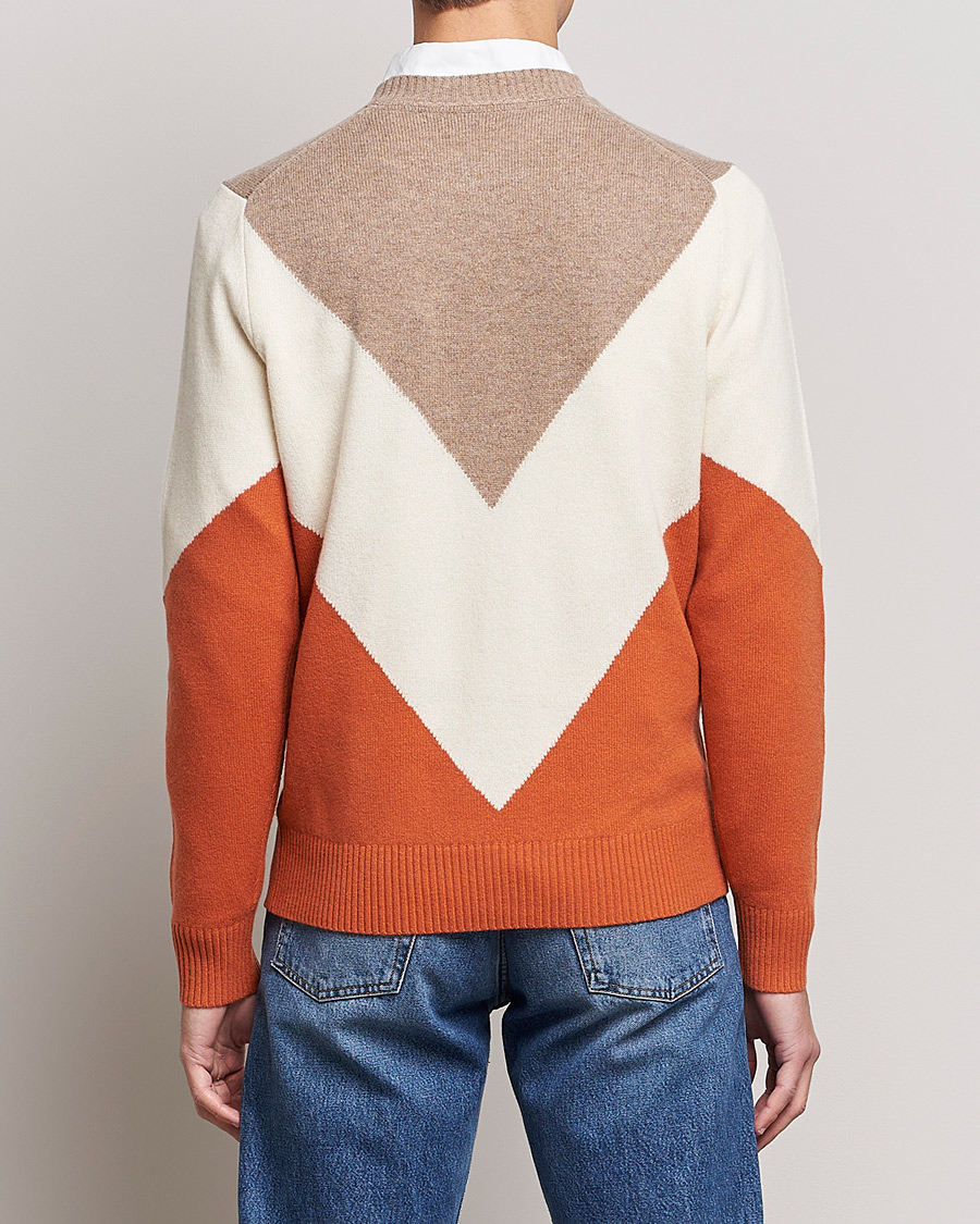 Herren | Pullover | Morris | Novello Crew Neck Orange
