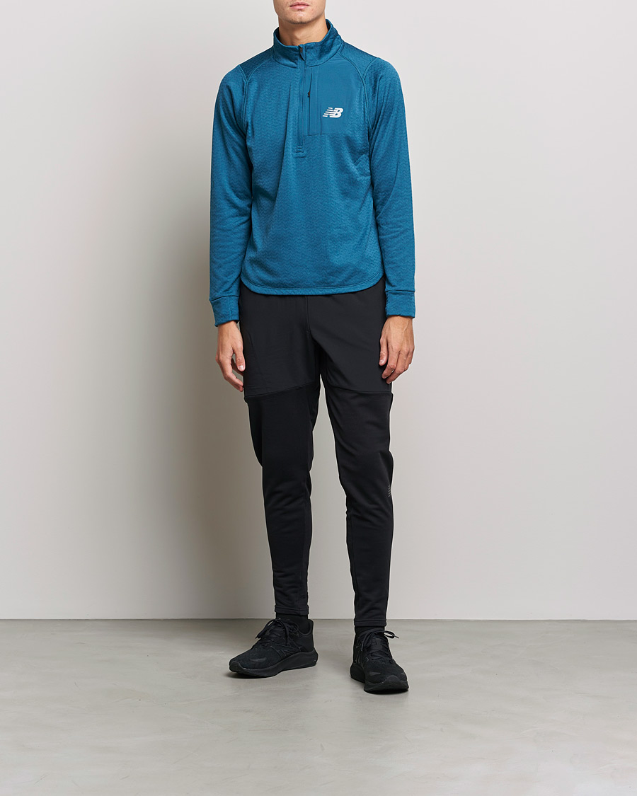 Herren | Pullover | New Balance Running | Heat Grid Half Zip Dark Moonstone