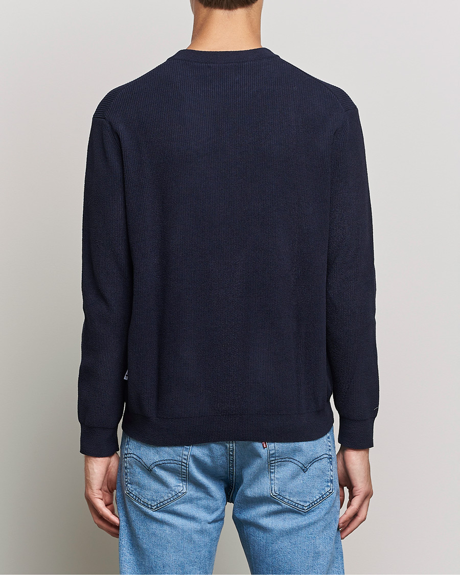 Herren | Pullover | NN07 | Danny Ribbed Knitted Sweater Navy