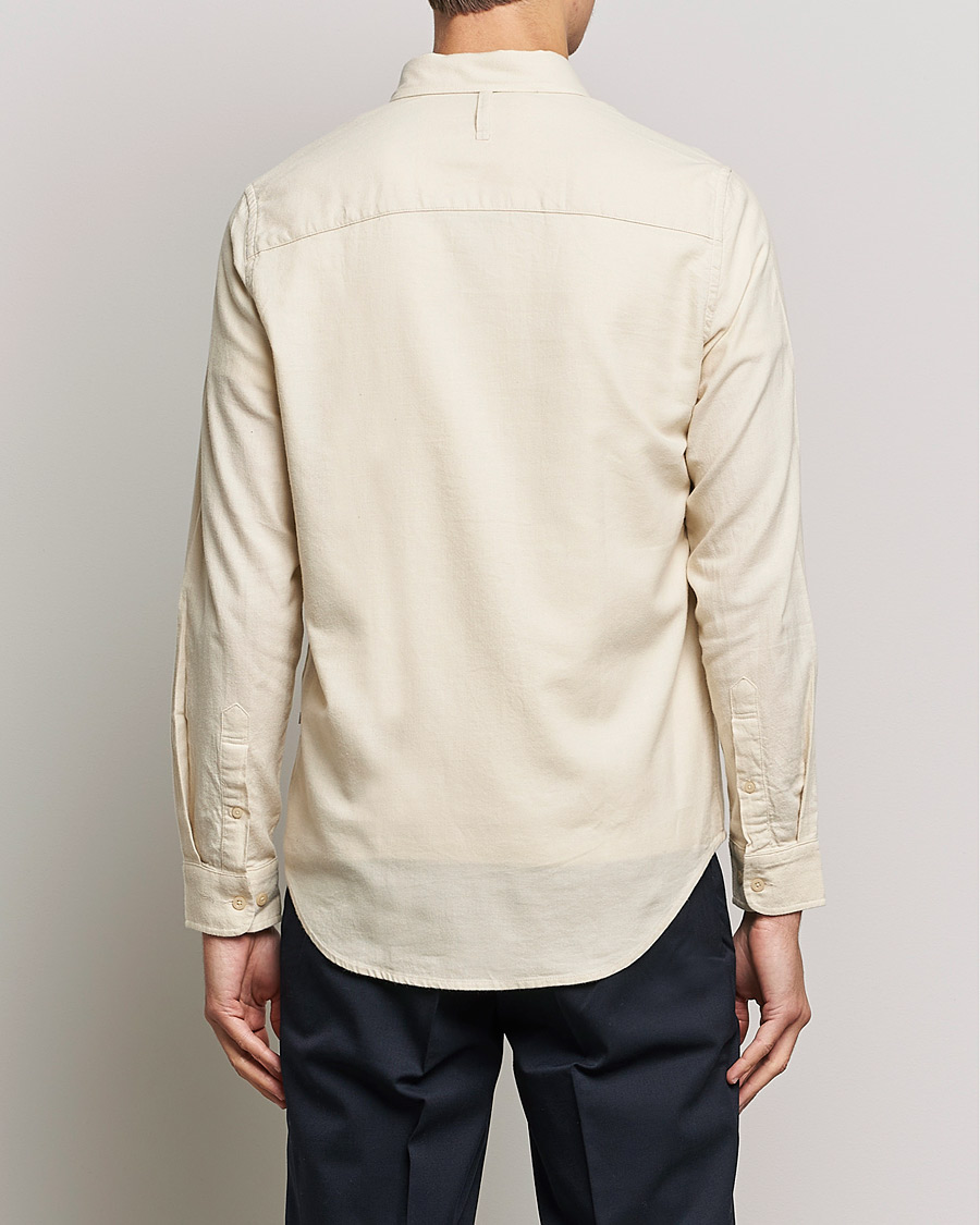 Herren | Hemden | NN07 | Arne Brushed Flannel Shirt Ecru