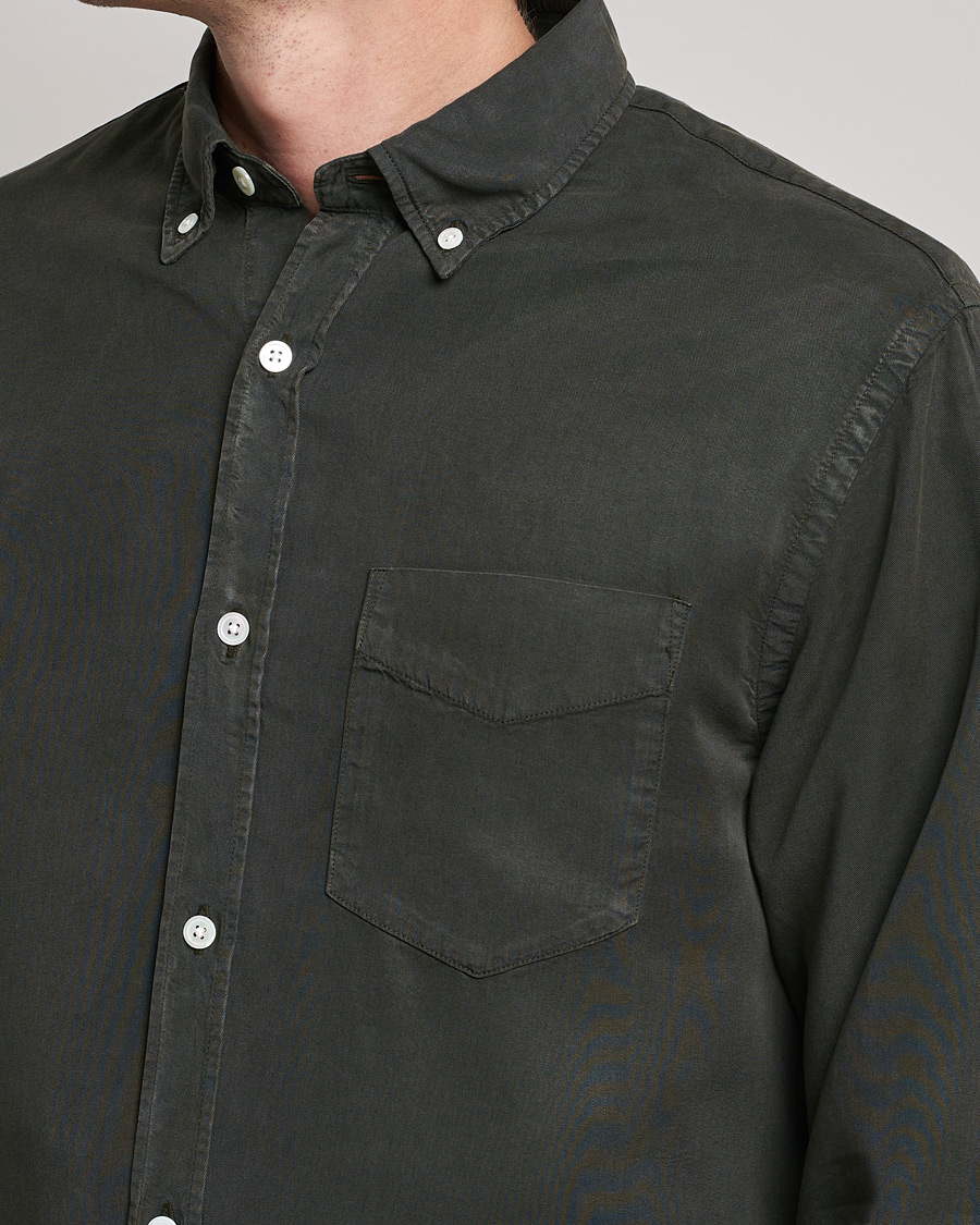 Herren | Hemden | NN07 | Levon Tencel Shirt Dark Army