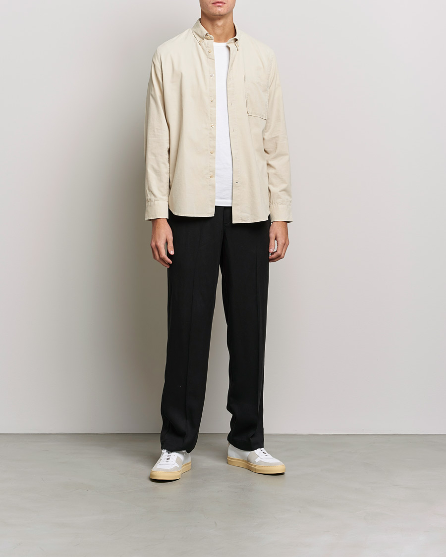 Herren | Hemden | NN07 | Arne Corduroy Shirt Ecru