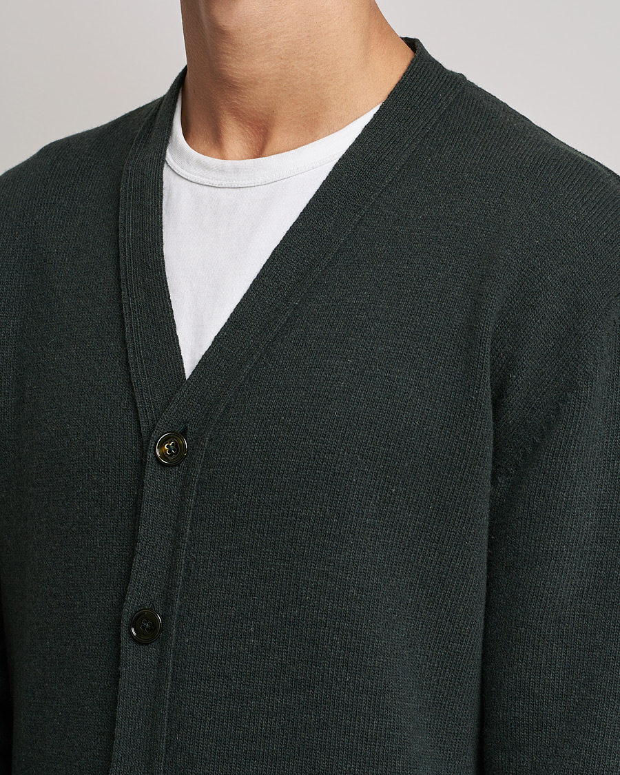 Herren | Pullover | NN07 | Bjorn Lambswool Cardigan Dark Army