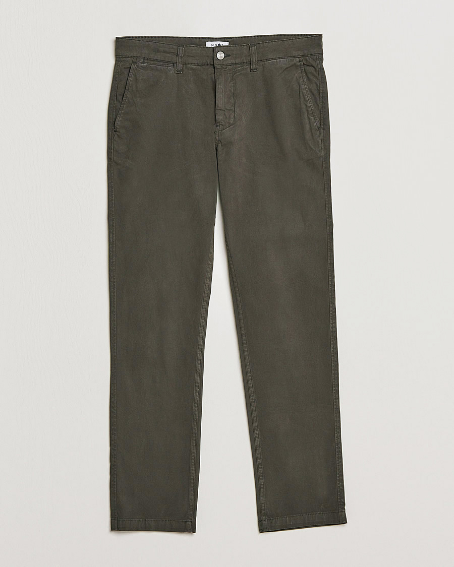 Herren | Hosen | NN07 | Marco Slim Fit Stretch Chinos Dark Green