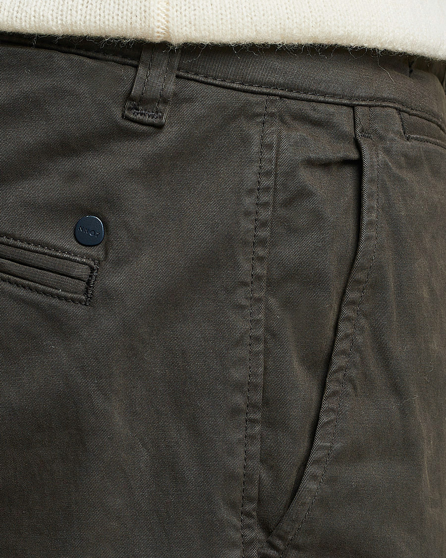 Herren | Hosen | NN07 | Marco Slim Fit Stretch Chinos Dark Green
