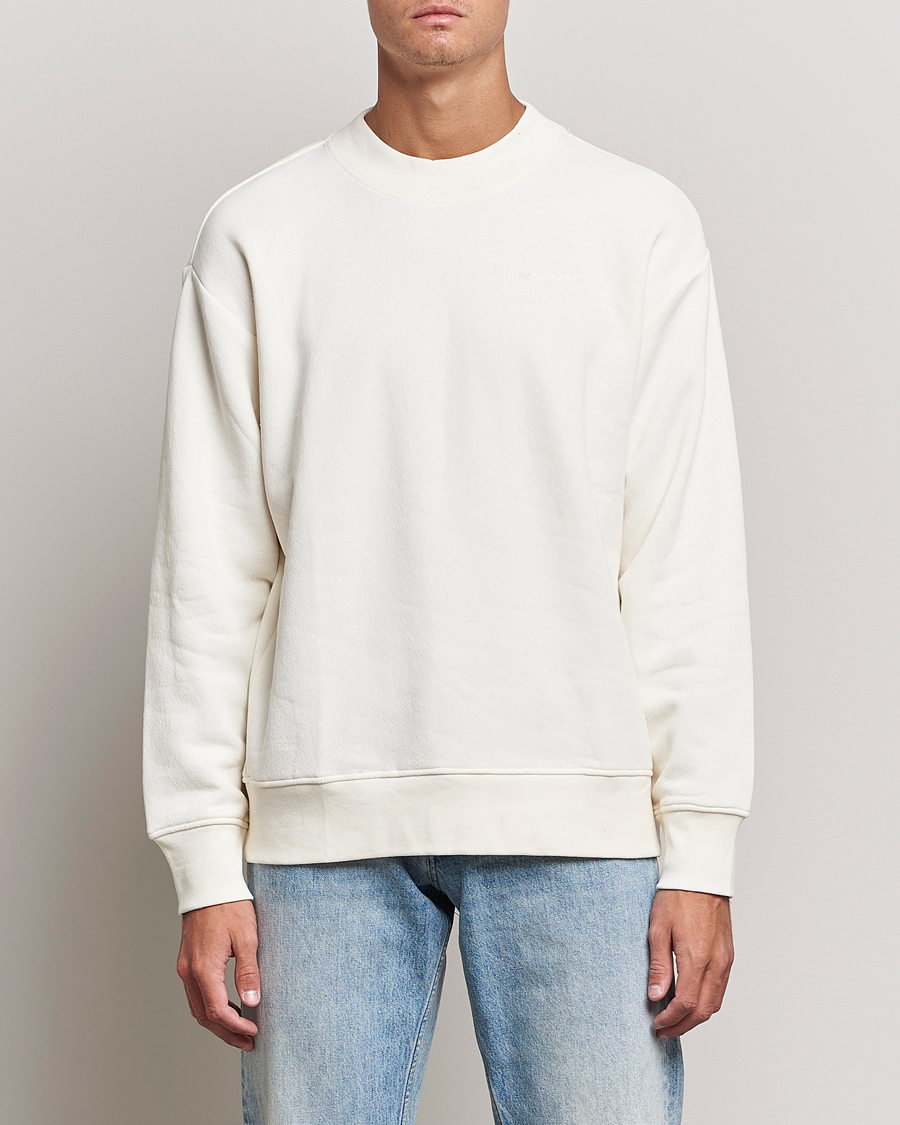 Herren | Pullover | NN07 | Briggs Mock Neck Sweater Ecru