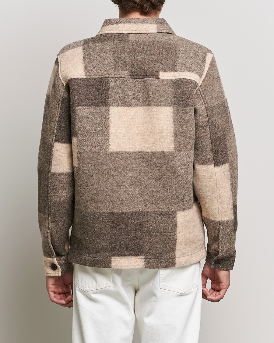 Herren | Jacken | NN07 | Wilas Checked Shirt Jacket Camel