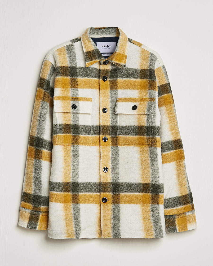 Herren | Jacken | NN07 | Soren Checked Jacket Yellow Multi