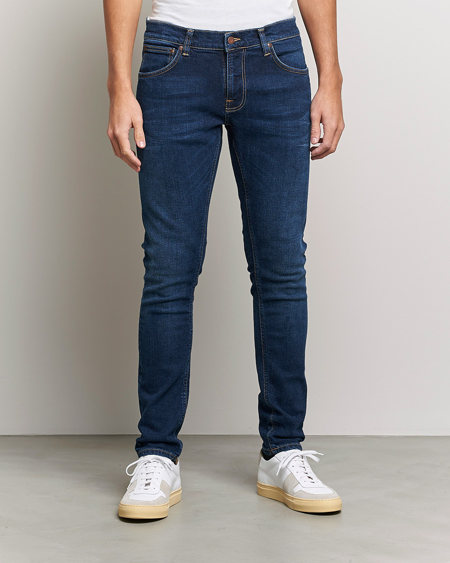 Herren | Blaue jeans | Nudie Jeans | Tight Terry Jeans Dark Steel