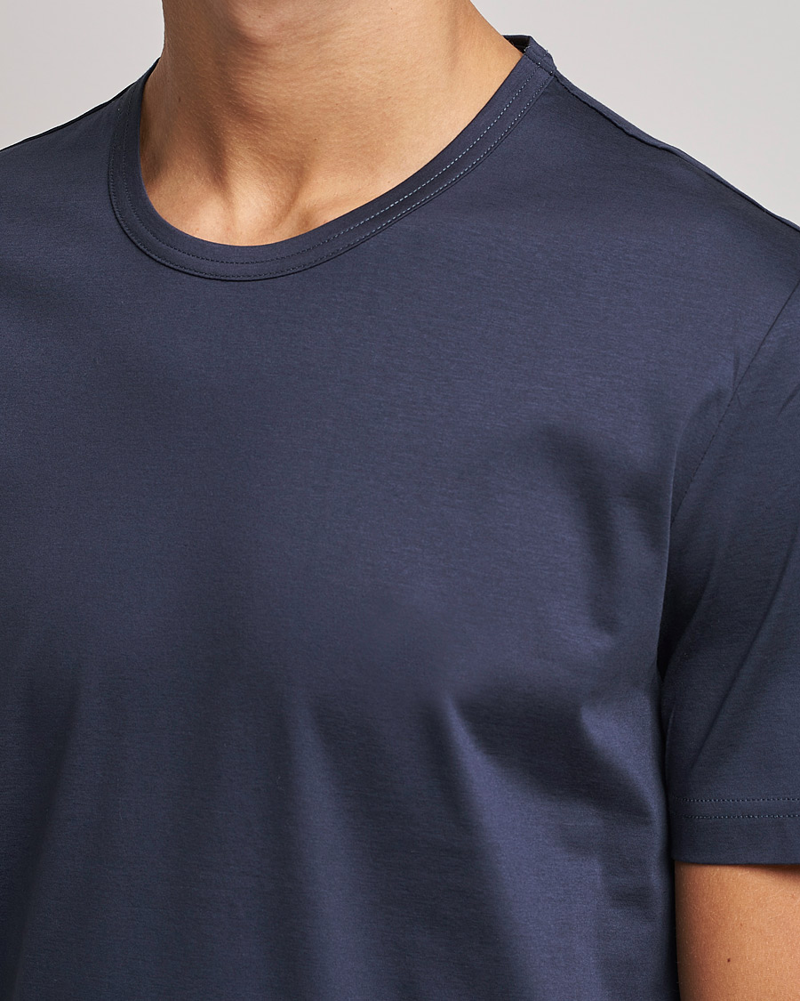 Herren | T-Shirts | Tiger of Sweden | Olaf Mercerized Cotton Tee Light Ink