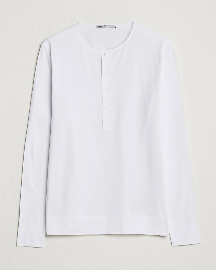 Herren | T-Shirts | Tiger of Sweden | Cappe Organic Cotton Tee Pure White