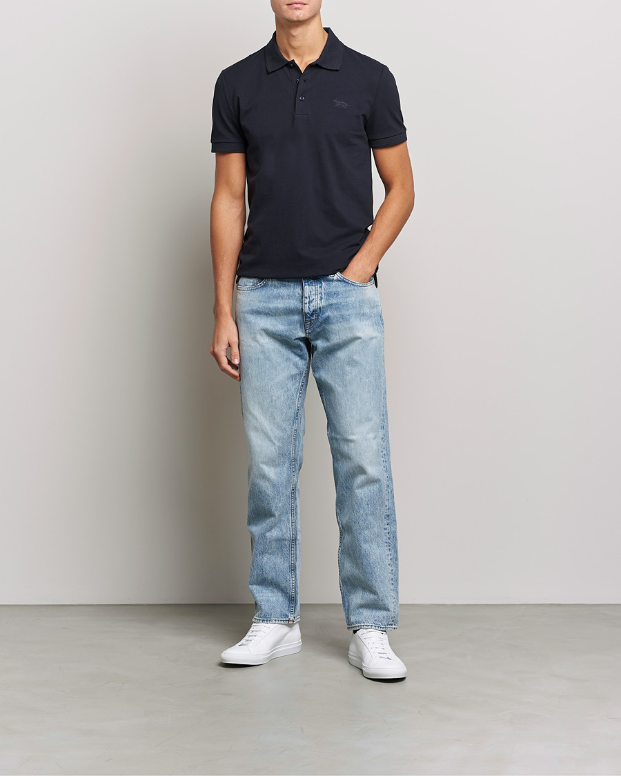 Herren | Pullover | Tiger of Sweden | Darios Long Sleeve Piqué Light Ink