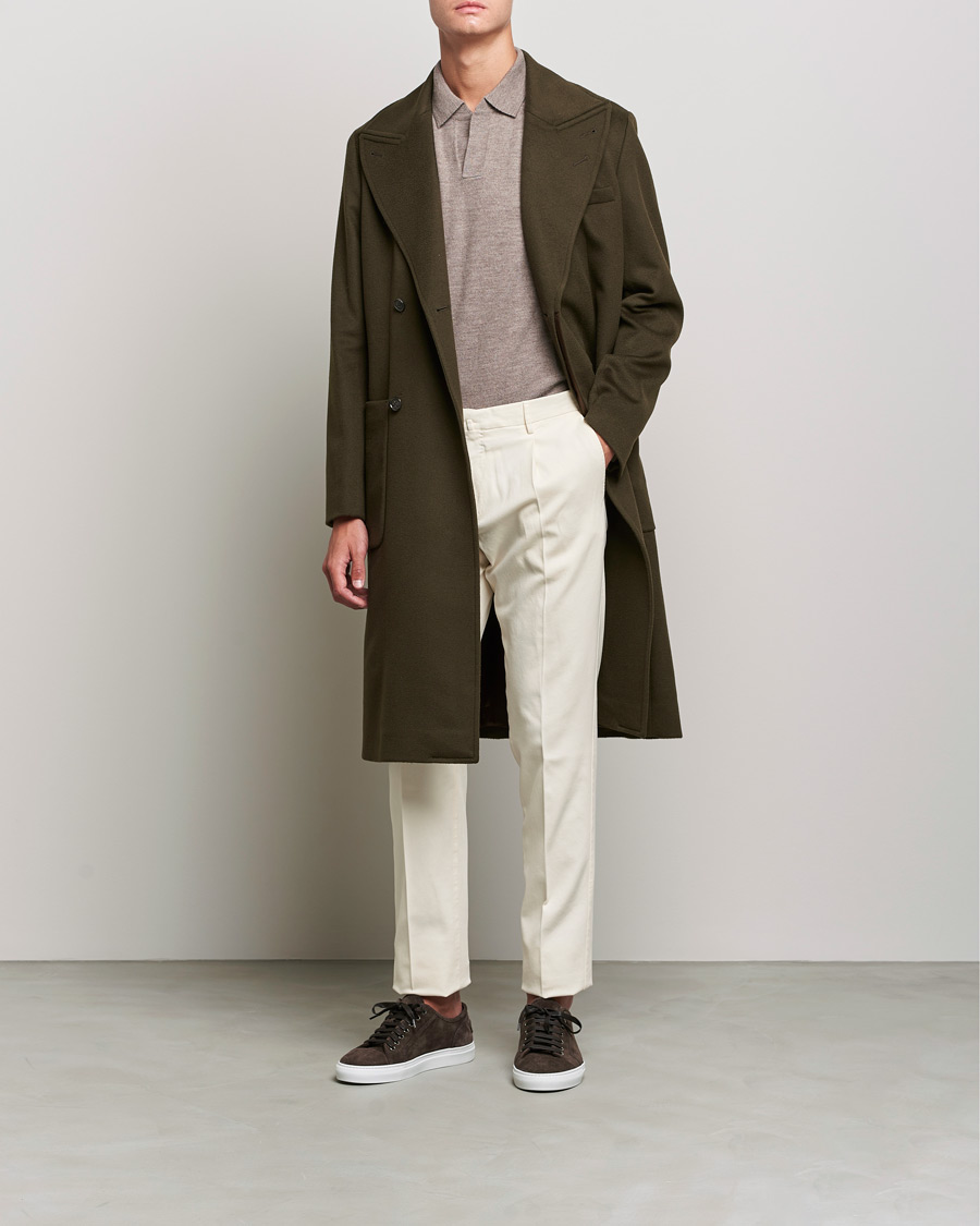 Herren | Jacken | Tiger of Sweden | Jeean Wool Coat Dark Brown