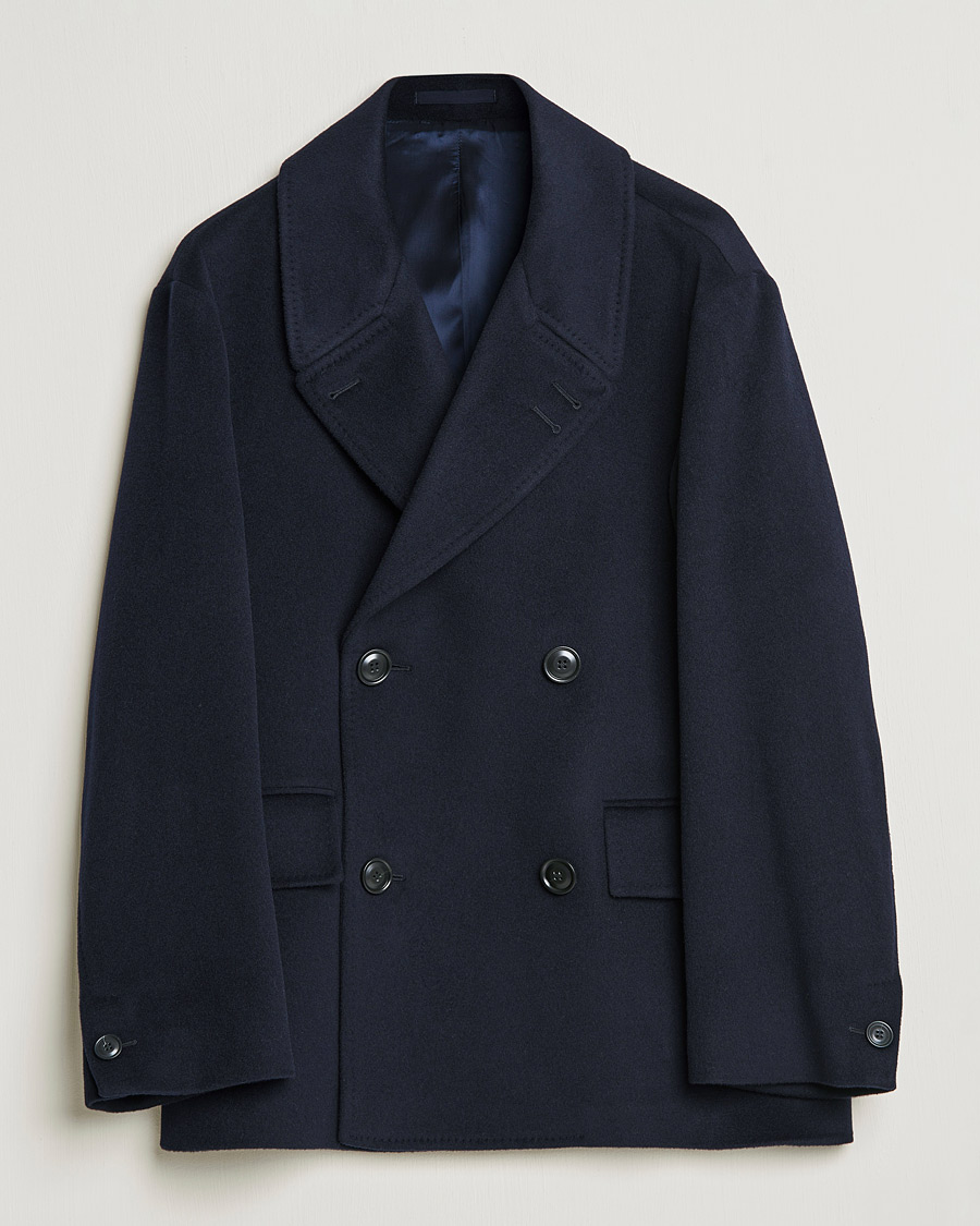 Herren | Jacken | Tiger of Sweden | Eerik Wool Peacoat Light Ink