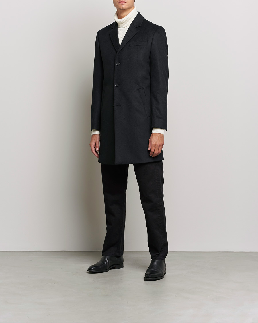 Herren | Jacken | Tiger of Sweden | Cempsey Wool Cashmere Coat Black