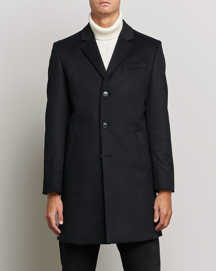 Herren | Jacken | Tiger of Sweden | Cempsey Wool Cashmere Coat Black