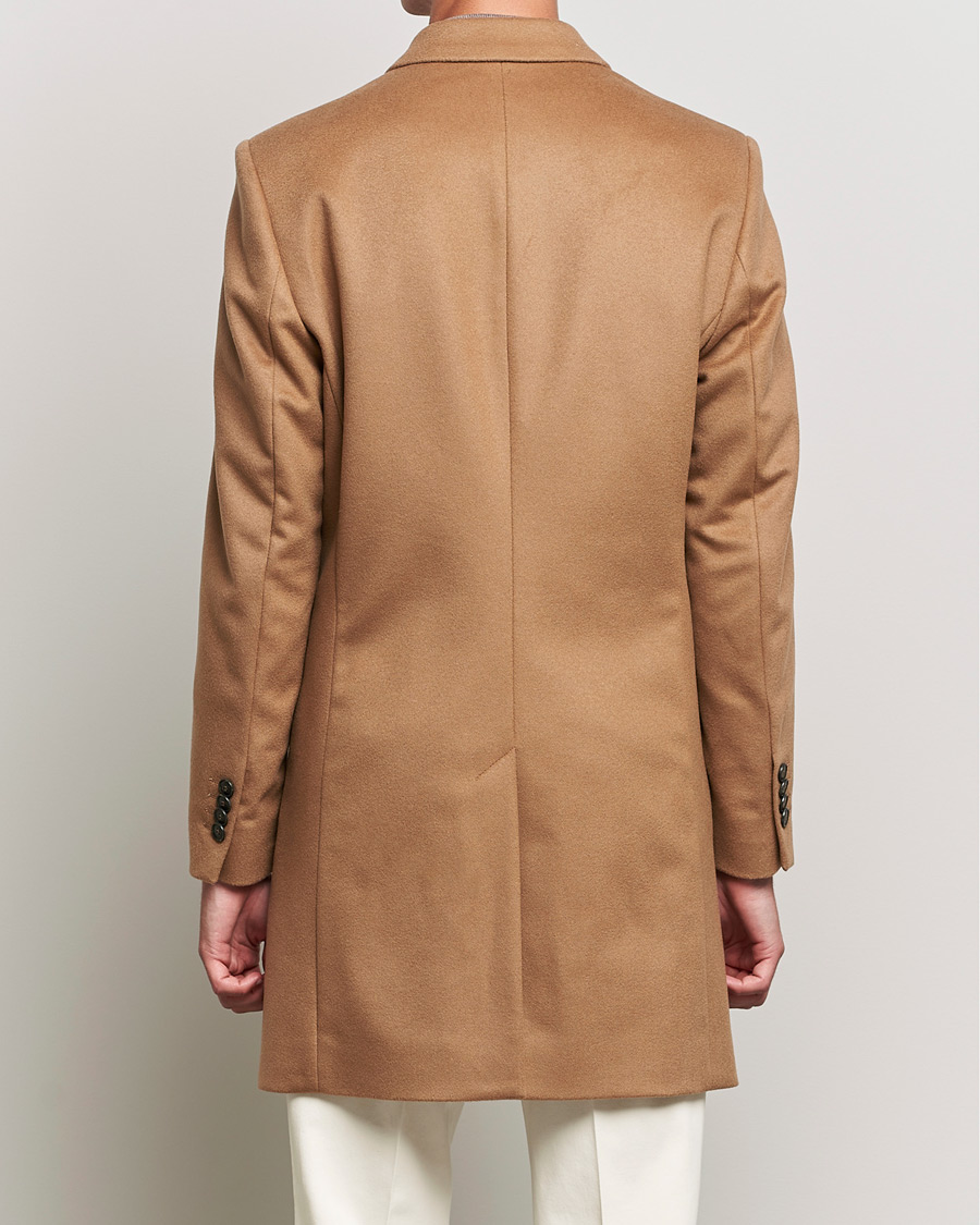 Herren | Jacken | Tiger of Sweden | Cempsey Wool Cashmere Coat Dark Honey