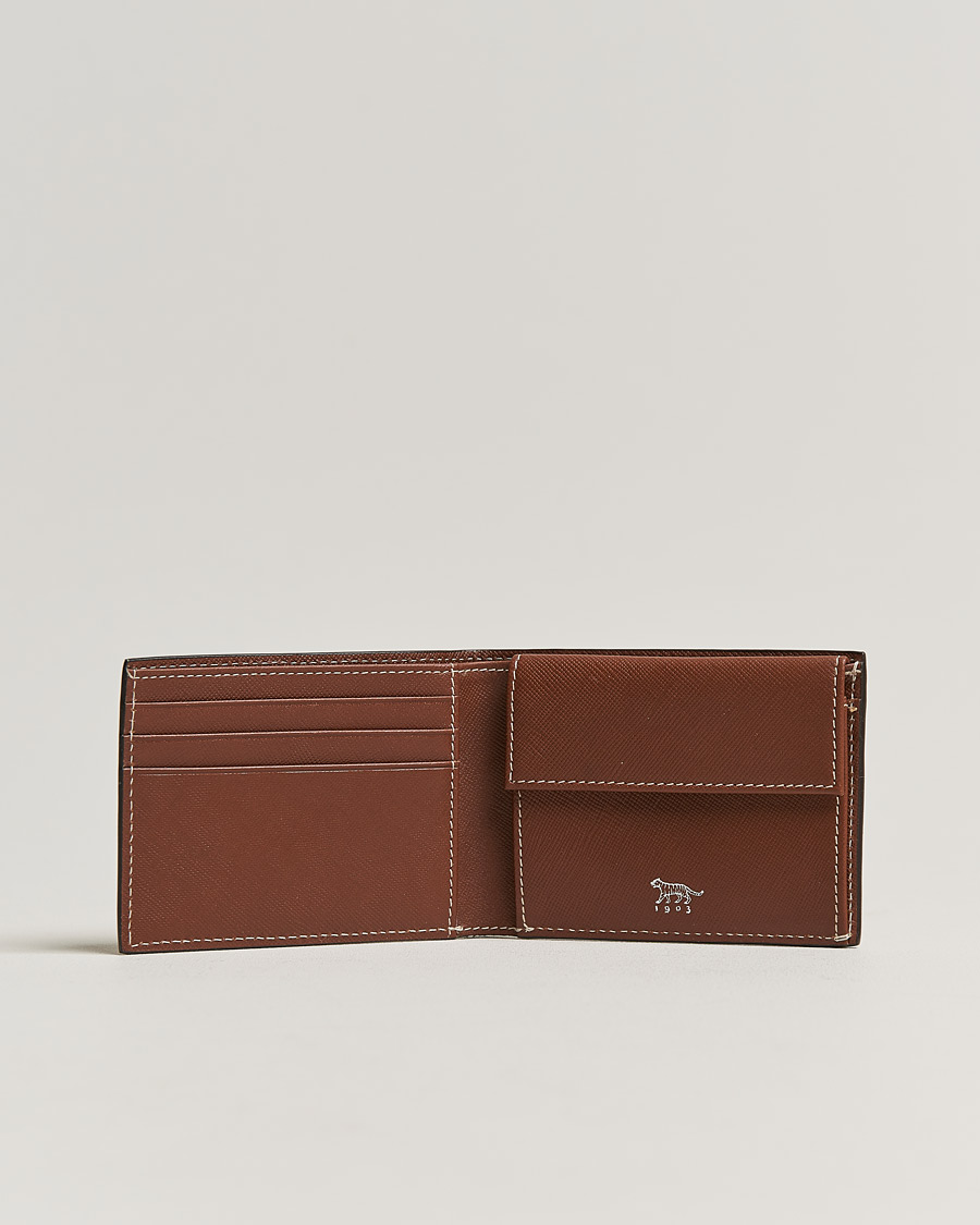 Herren | Tiger of Sweden Wivalius Leather Card Holder Light Brown | Tiger of Sweden | Wivalius Leather Card Holder Light Brown