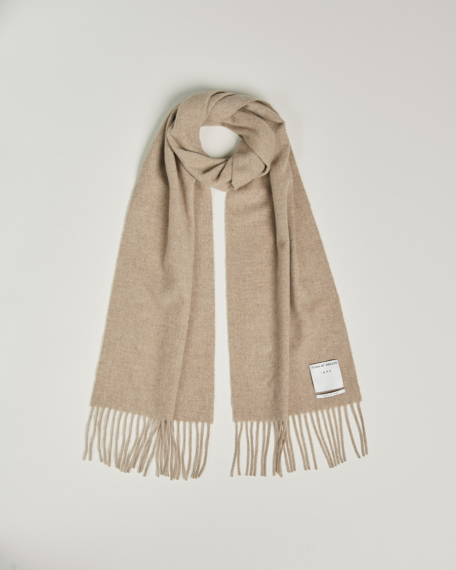 Herren | Tiger of Sweden Sylan Wool Scarf Light Camel | Tiger of Sweden | Sylan Wool Scarf Light Camel