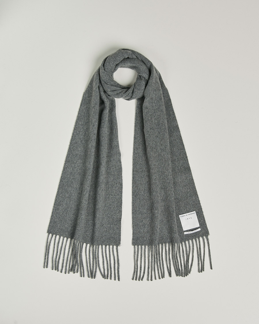 Herren | Tiger of Sweden Sylan Wool Scarf Grey Mel | Tiger of Sweden | Sylan Wool Scarf Grey Mel