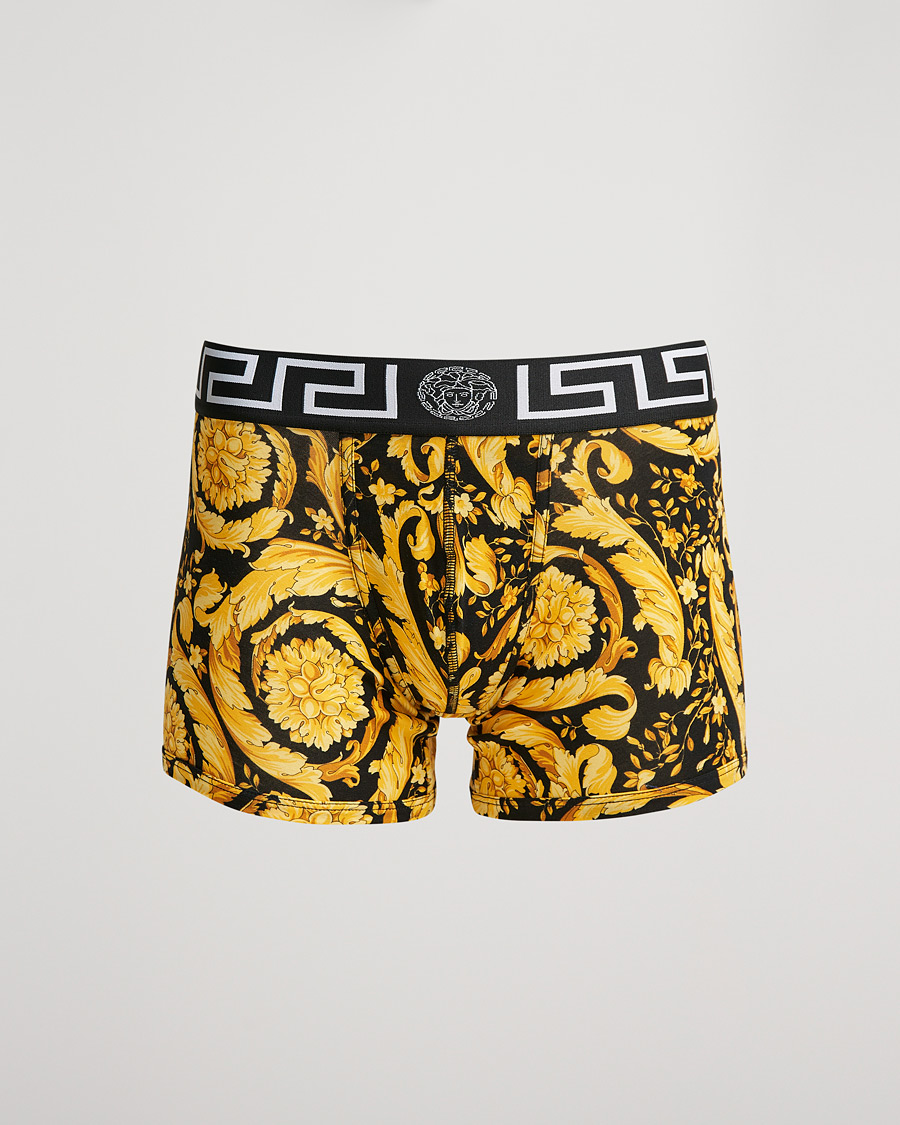 Herren | Unterwäsche | Versace | Barocco Print Boxer Black/Gold