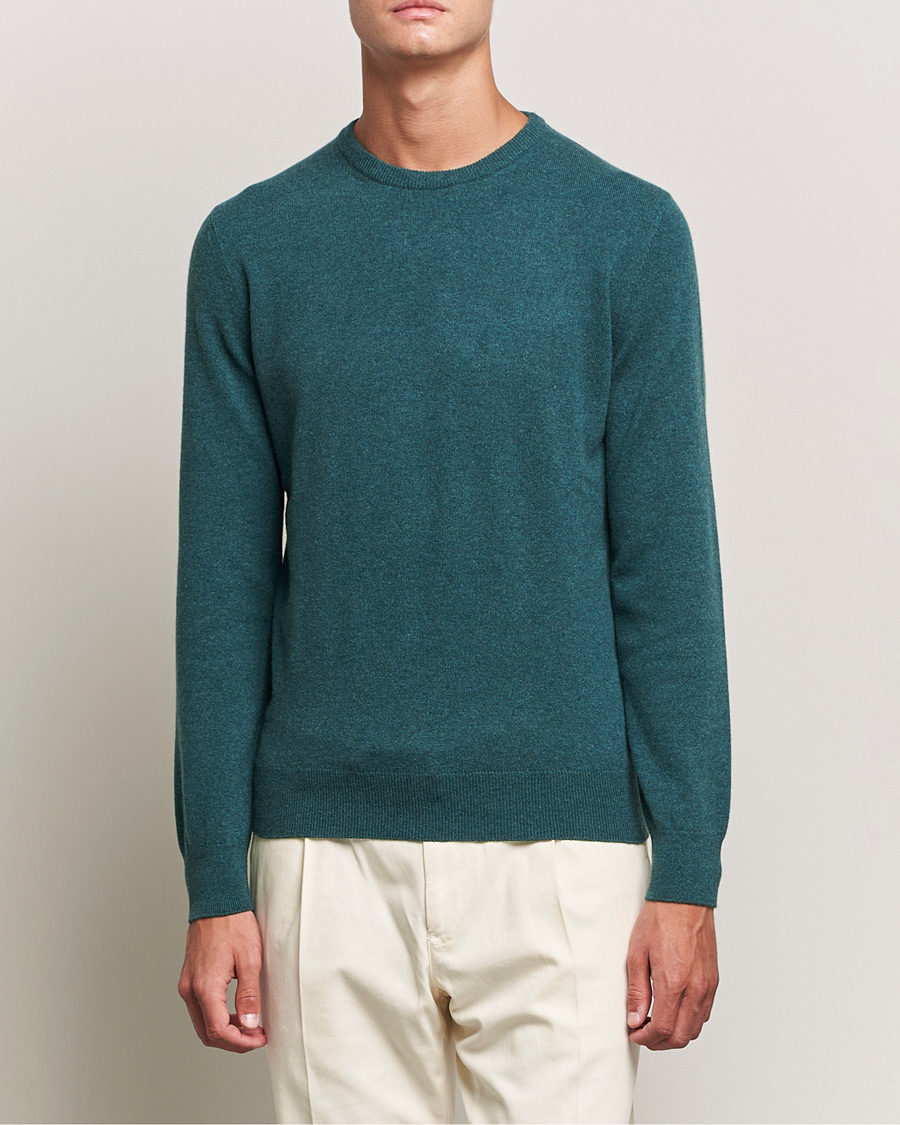 Herren | Pullover | Zegna | Oasi Cashmere Crew Neck Teal