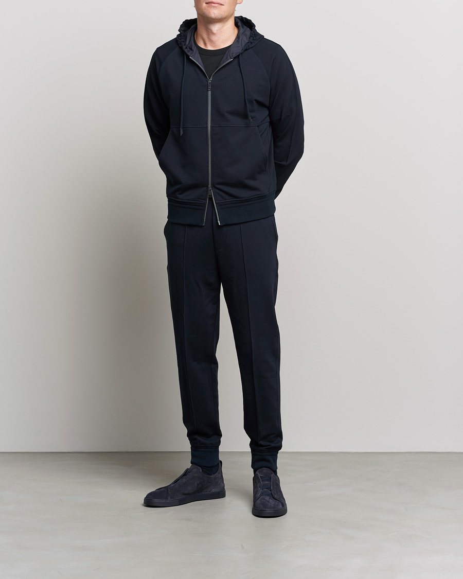 Herren | Hosen | Zegna | Cotton Stretch Joggers Navy