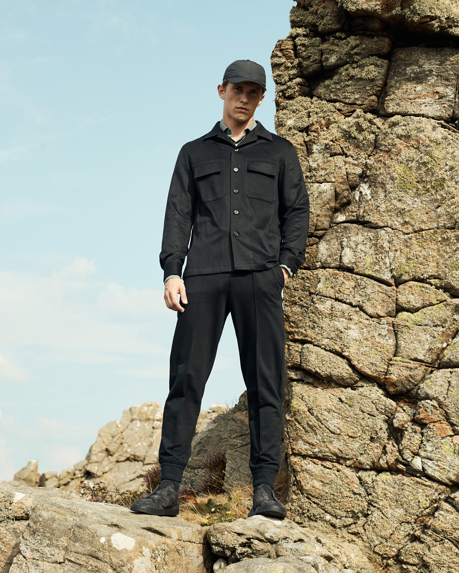 Herren | Hosen | Zegna | Cotton Stretch Joggers Navy