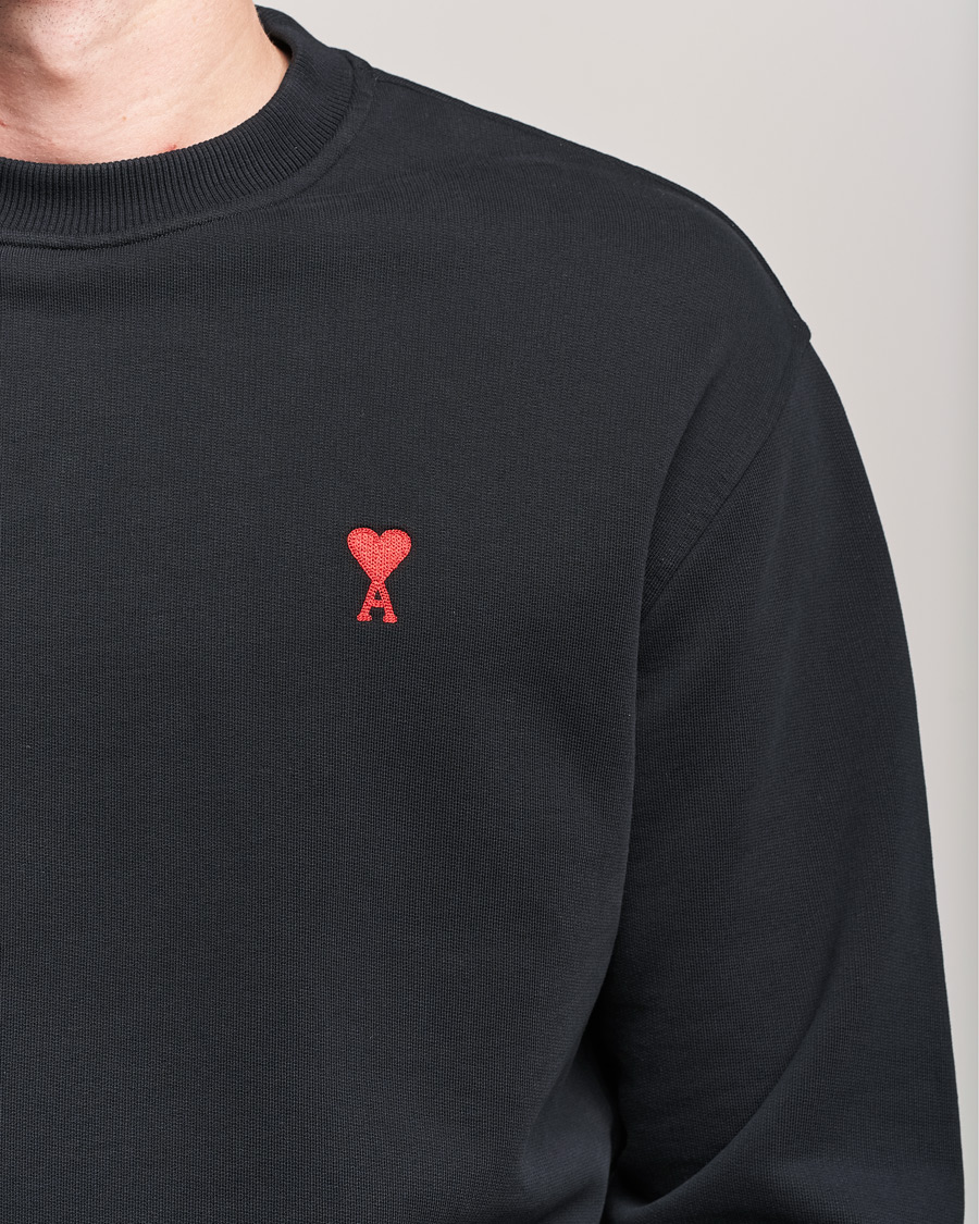 Herren | Pullover | AMI | Heart Logo Sweatshirt Black