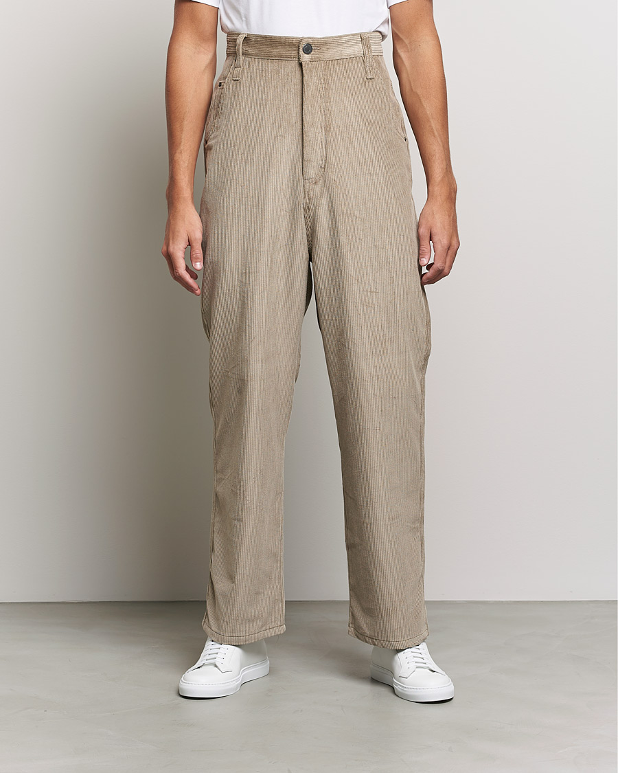 Herren | Hosen | AMI | Alex Corduroy Trousers Beige