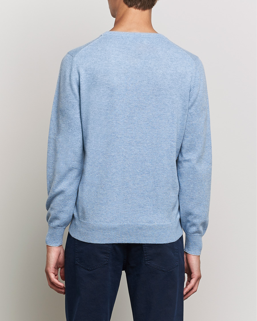 Herren | Pullover | Brunello Cucinelli | 2 Ply Cashmere Pullover Light Blue