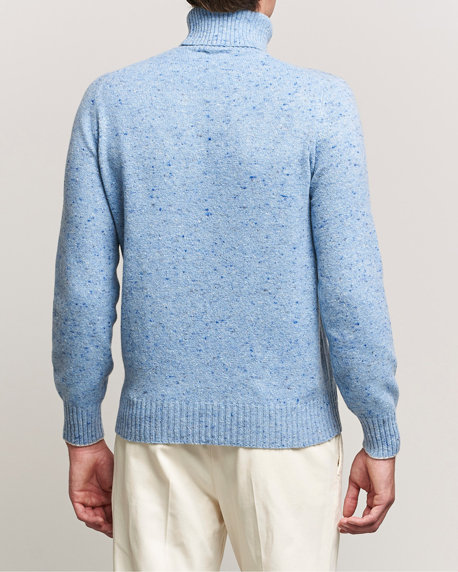 Herren | Pullover | Brunello Cucinelli | Cashmere Blend Rollneck Light Blue