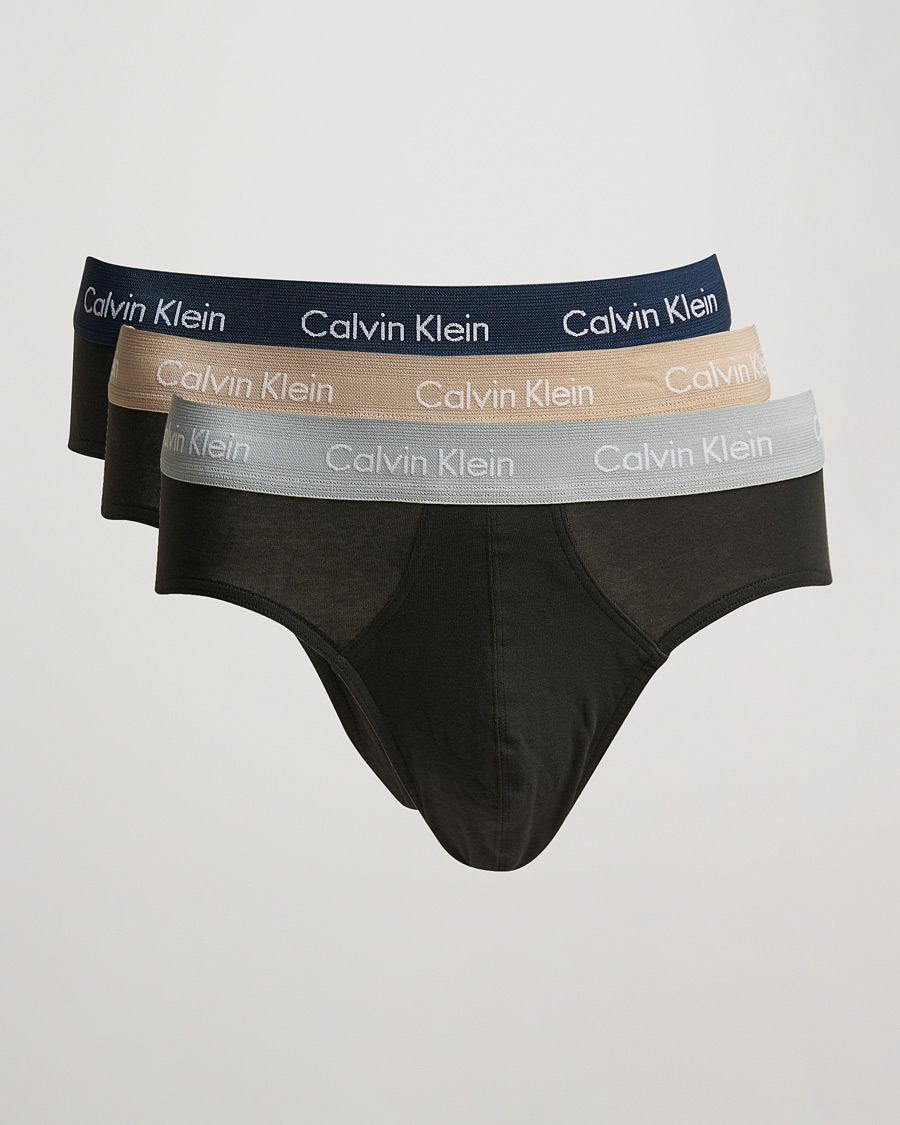 Herren | Unterwäsche | Calvin Klein | Cotton Stretch Hip Breif 3-Pack Black