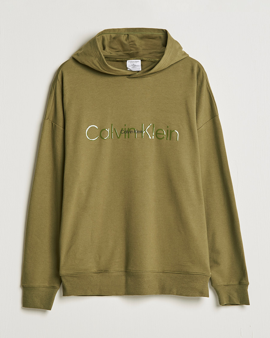 Herren | Pullover | Calvin Klein | Loungewear Logo Hoodie Olive