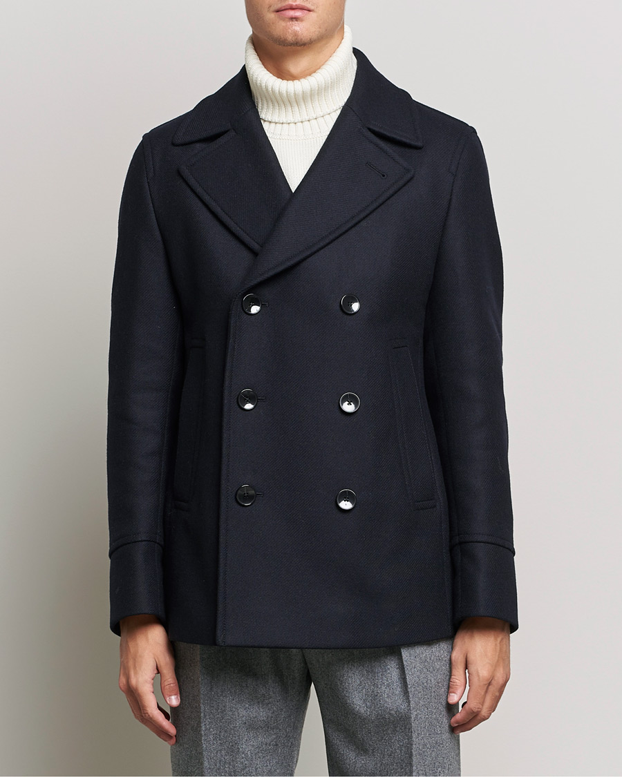 Herren | Jacken | BOSS BLACK | Hyde Peacoat Dark Blue