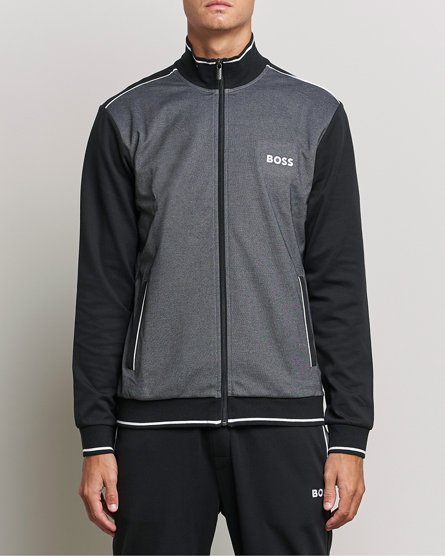 Herren | Pullover | BOSS BLACK | Tracksuit Full Zip Jacket Black