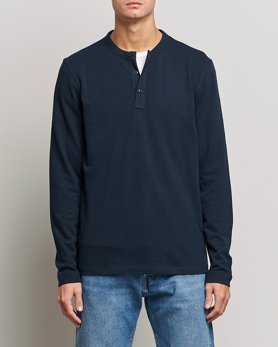 Herren | Pullover | BOSS ORANGE | Teetwill Henley Dark Blue